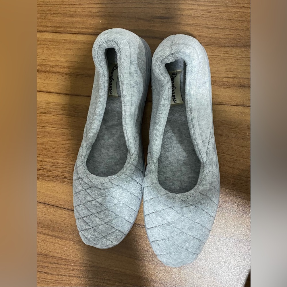 Gray Slippers